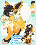 one sided + chibi ref !
